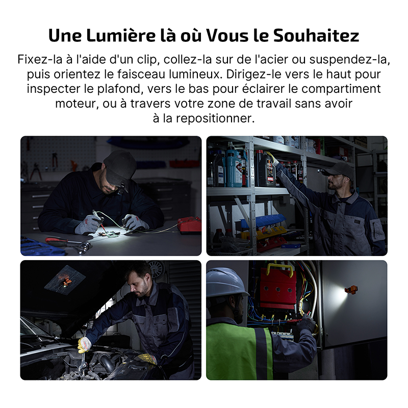 Olight Oclip 2 Pro - Lampe gilet tactique à tête orientable 530 lumens