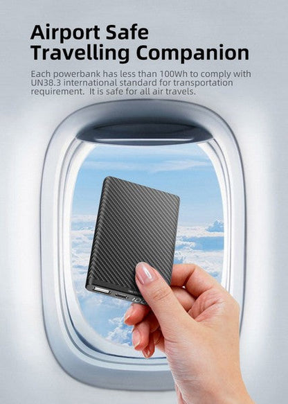 Powerbank batterie Klarus K5 - 10 000 mAh Ultraléger Fibre de Carbone  NYCTALOPE  