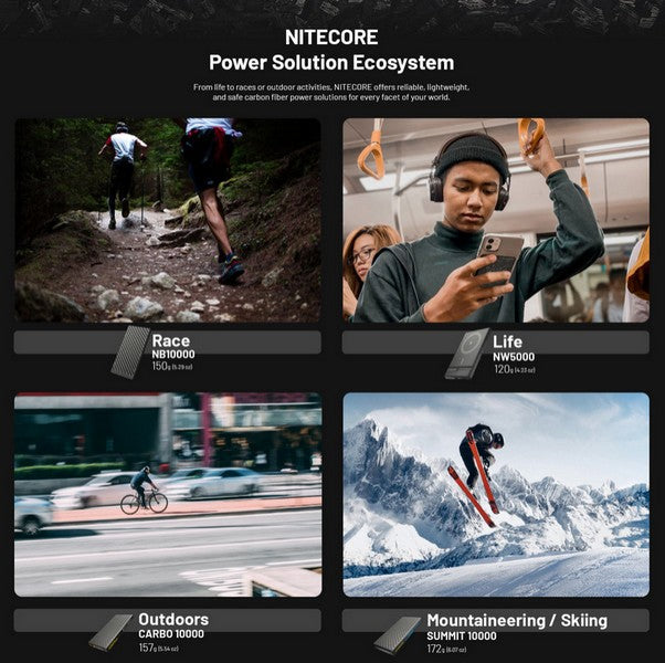 Powerbank Nitecore NW5000 5000mAh - Magnétique  NYCTALOPE  