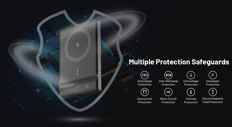 Powerbank Nitecore NW5000 5000mAh - Magnétique  NYCTALOPE  