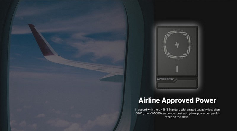 Powerbank Nitecore NW5000 5000mAh - Magnétique  NYCTALOPE  