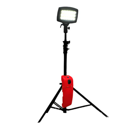 Projecteur Portable Nightsearcher SportStar Kit – 20 000 Lumens – Kit d’Éclairage Sport Rechargeable – Trépied 3,5 m - NYCTALOPE