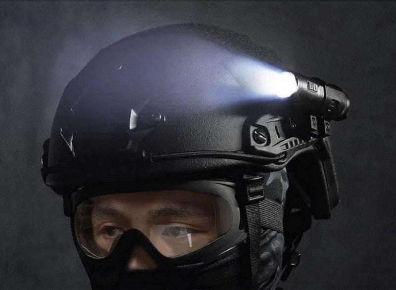 Support de casque Klarus MGM5 pour lampe XT1C PRO - système de fixation rails ARC  NYCTALOPE  