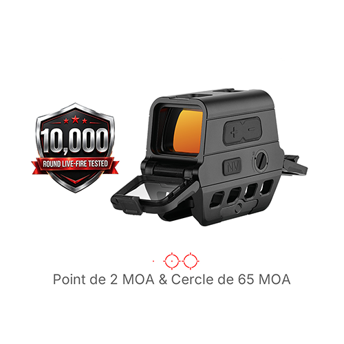 Olight Osight R - Viseur point rouge fermé multi-réticules à empreinte Micro T1/T2