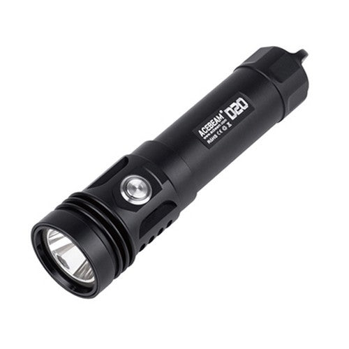 Lampe Torche de Plongée Acebeam D20 – 2700 Lumens - NYCTALOPE