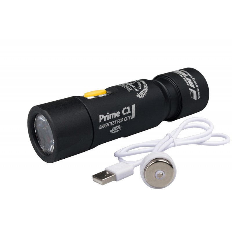 Lampe Torche Armytek Prime C1 XP-L WHITE Magnet USB – 1050 Lumens - NYCTALOPE