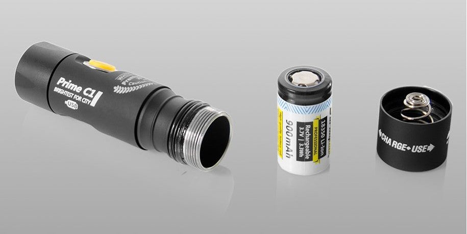 Lampe Torche Armytek Prime C1 XP-L WHITE Magnet USB – 1050 Lumens - NYCTALOPE
