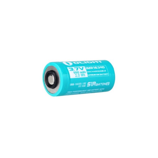 Batterie Olight ORB-16C05-10C 16340 Pour Olight S1R II / Perun Mini / Baton 3 – 550mAh - NYCTALOPE