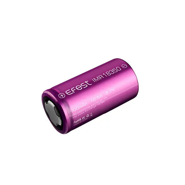 Batterie Efest IMR 18350 - 700mAh 10.5A - NYCTALOPE