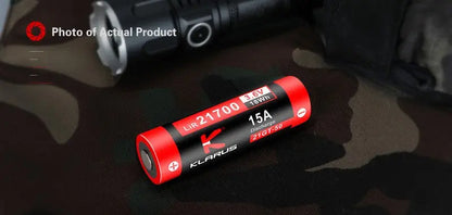 Batterie Klarus 21700 21GT-50 – 5000 mAh 3.6V protégée Li-ion - NYCTALOPE