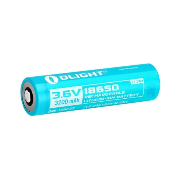 Batterie Olight Personnalisé ORB3-186C32 18650 Pour S2R / S30R II / S30R III / R20 – 3200mAh - NYCTALOPE