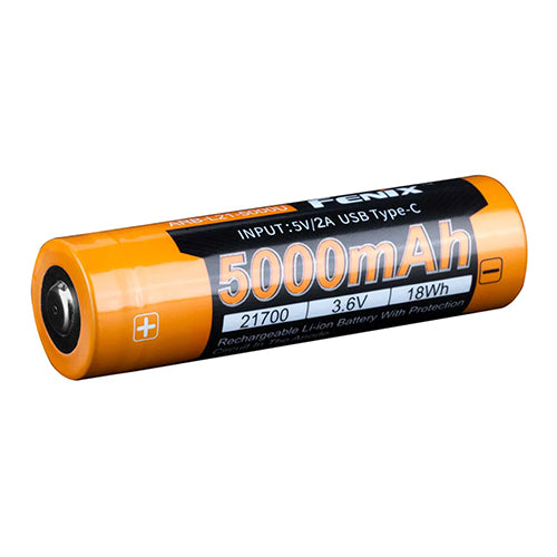Batterie Fenix 21700 rechargeable – 5000 mAh 3.6V protégée Li-ion