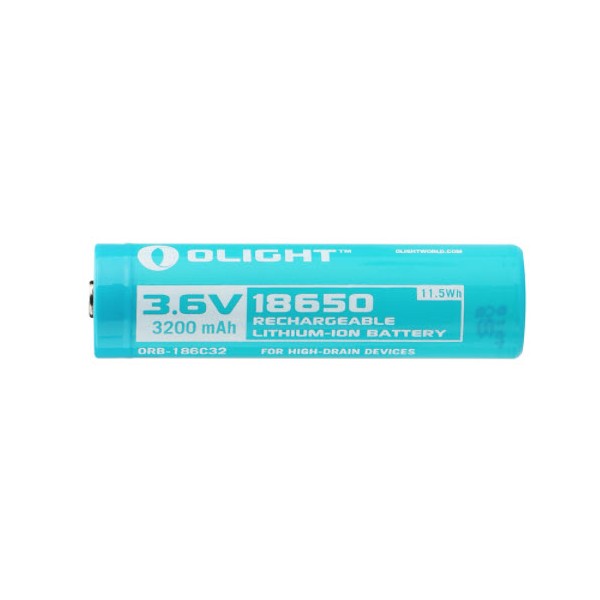 Batterie Olight Personnalisé ORB3-186C32 18650 Pour S2R / S30R II / S30R III / R20 – 3200mAh - NYCTALOPE