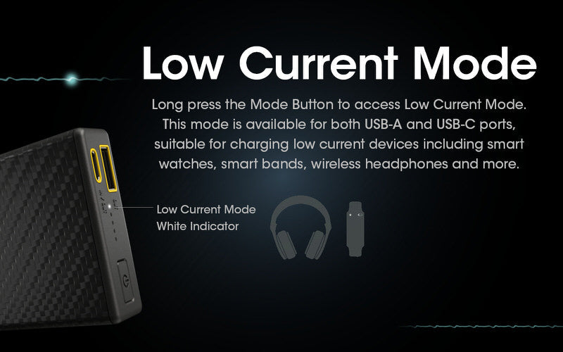 Powerbank Nitecore CARBO 20000 – 20 000mAh  NYCTALOPE  