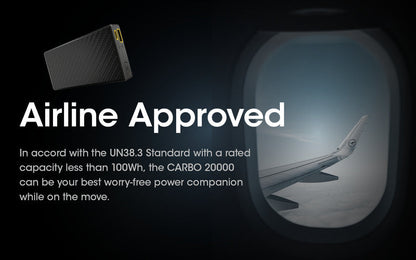 Powerbank Nitecore CARBO 20000 – 20 000mAh  NYCTALOPE  