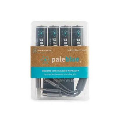 Batteries Paleblue Lithium AA, LR06 – 1700mAh – Rechargeable Type-C – 1.5V  NYCTALOPE  