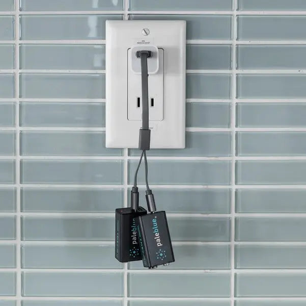 Batteries Paleblue Lithium D, LR20 – 5000mAh – Rechargeable Type-C – 1.5V  NYCTALOPE  