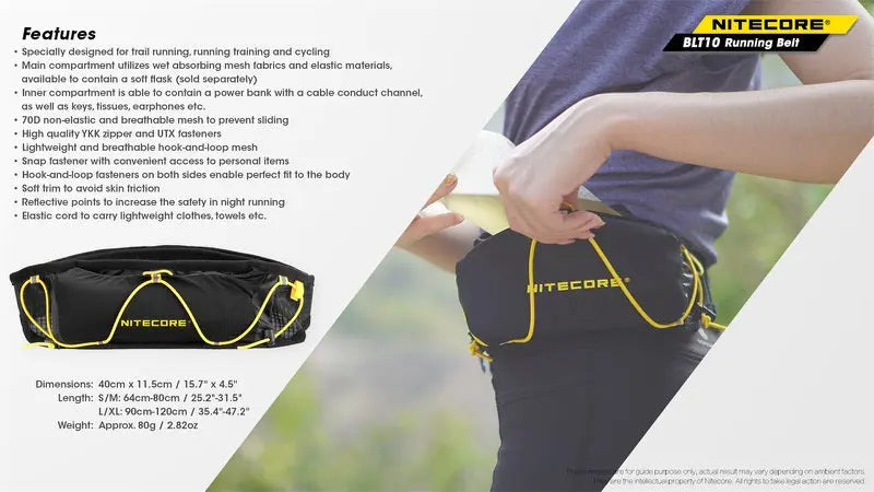 CEINTURE DE COURSE BLT10  NYCTALOPE  