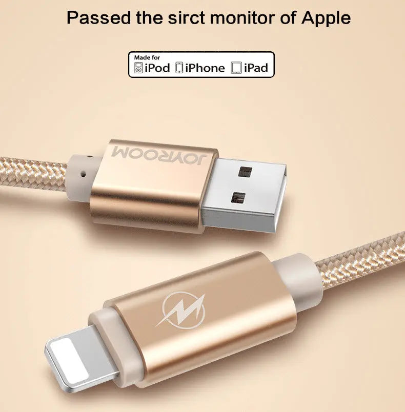 Câble Joyroom haute vitesse 1,2 mètres - Certifié iPhone / iPad / iPod - NYCTALOPE