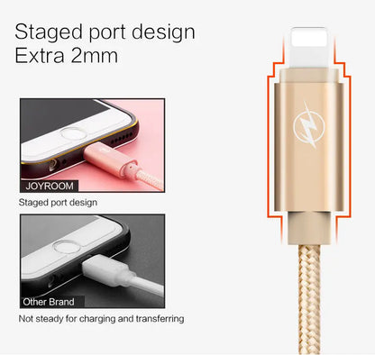 Câble Joyroom haute vitesse 1,2 mètres - Certifié iPhone / iPad / iPod - NYCTALOPE