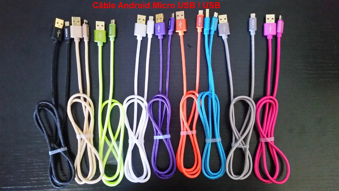 Câble de charge et de transfert haute vitesse - NYCTALOPE