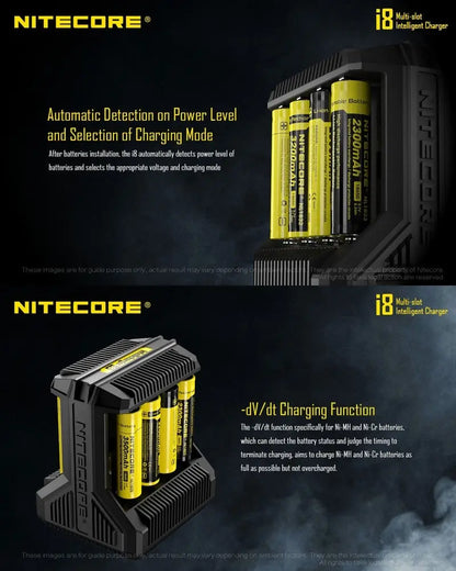 Chargeur Intellicharger Nitecore I8  NYCTALOPE  