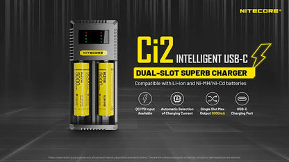 Chargeur Intelligent Nitecore Ci2  NYCTALOPE  