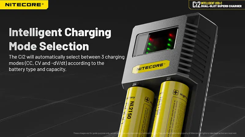 Chargeur Intelligent Nitecore Ci2  NYCTALOPE  