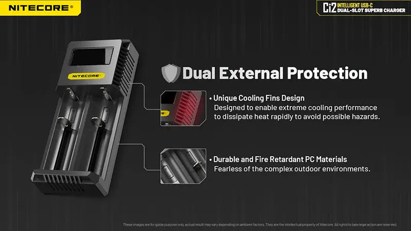 Chargeur Intelligent Nitecore Ci2  NYCTALOPE  