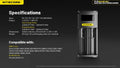 Chargeur Intelligent Nitecore Ci2  NYCTALOPE  