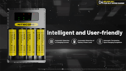 Chargeur Intelligent Nitecore Ci4  NYCTALOPE  