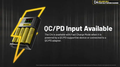 Chargeur Intelligent Nitecore Ci4  NYCTALOPE  