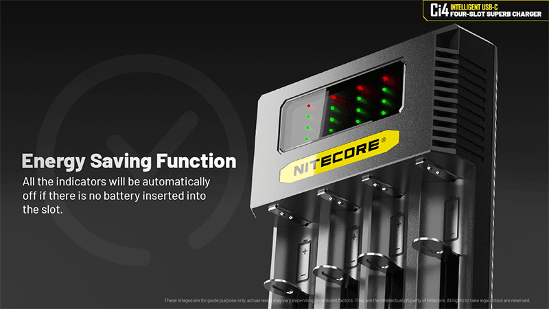 Chargeur Intelligent Nitecore Ci4  NYCTALOPE  