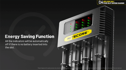 Chargeur Intelligent Nitecore Ci4  NYCTALOPE  