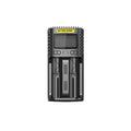Chargeur Nitecore Intelligent USB UM2 pour batteries Li-ion, IMR, LifePO4, Ni-MH, Ni-Cd  NYCTALOPE  