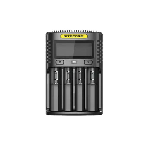 Chargeur Nitecore Intelligent USB UM4 pour batteries Li-ion, IMR, LifePO4, Ni-MH, Ni-Cd  NYCTALOPE  