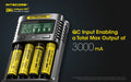 Chargeur Nitecore Intelligent USB UM4 pour batteries Li-ion, IMR, LifePO4, Ni-MH, Ni-Cd  NYCTALOPE  