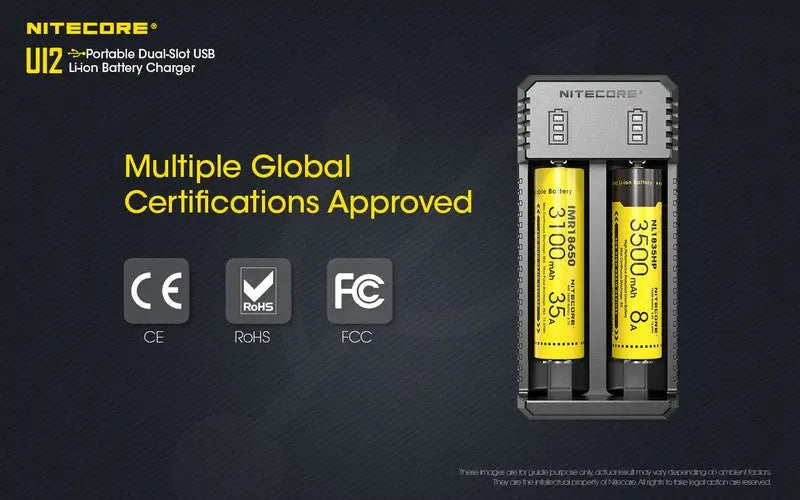 Chargeur Nitecore UI2 pour batteries Li-ion/IMR  NYCTALOPE  