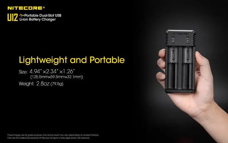 Chargeur Nitecore UI2 pour batteries Li-ion/IMR  NYCTALOPE  