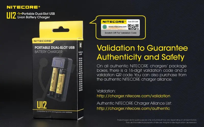 Chargeur Nitecore UI2 pour batteries Li-ion/IMR  NYCTALOPE  