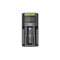 Chargeur Nitecore UMS2 pour batteries li-ion, IMR, LiFePO4, Ni-MH, Ni-Cd  NYCTALOPE  