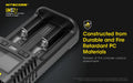 Chargeur Nitecore UMS2 pour batteries li-ion, IMR, LiFePO4, Ni-MH, Ni-Cd  NYCTALOPE  