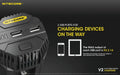 Chargeur de voiture Nitecore V2 pour batteries Li-ion/IMR  NYCTALOPE  