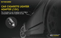 Chargeur de voiture Nitecore V2 pour batteries Li-ion/IMR  NYCTALOPE  