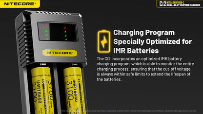 Chargeur Intelligent Nitecore Ci2  NYCTALOPE  