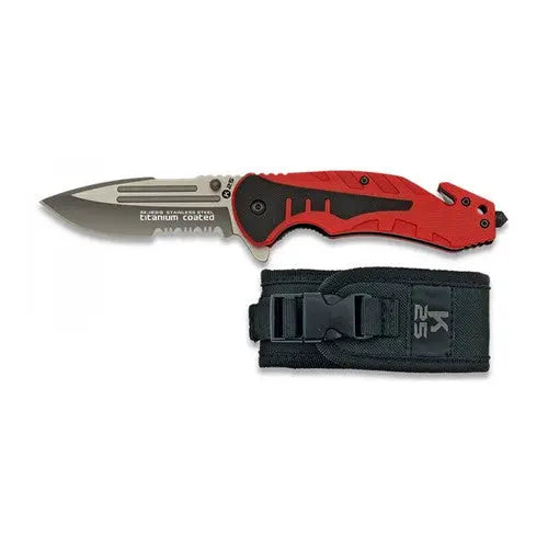 Couteau de poche Sapeurs-Pompiers K25 18319  NYCTALOPE  