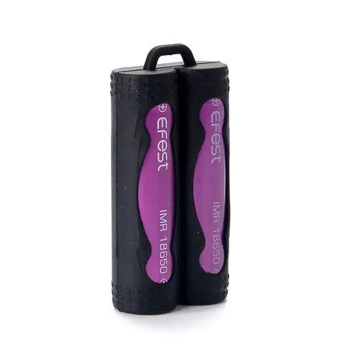 Housse Efest pour  1 ou 2 batteries 18650 - Noir - NYCTALOPE