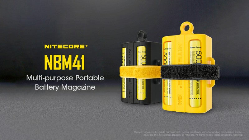 Porte batterie Nitecore NBM41 – Pour batterie 21700 et 18650  NYCTALOPE  