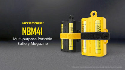 Porte batterie Nitecore NBM41 – Pour batterie 21700 et 18650  NYCTALOPE  