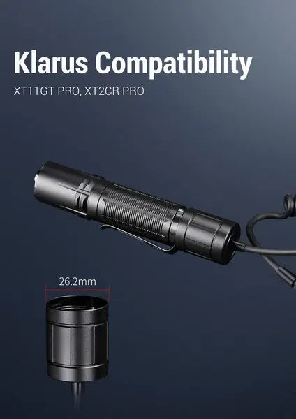 Interrupteur Tactique Klarus TRC1 – Pour lampe XT2CR PRO et XT11GT PRO - NYCTALOPE